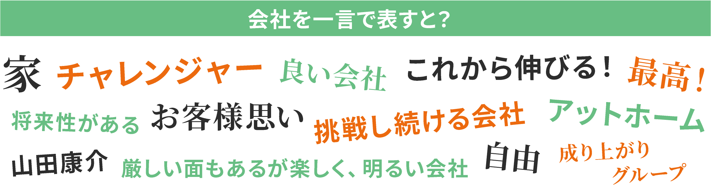 会社を一言で表すと